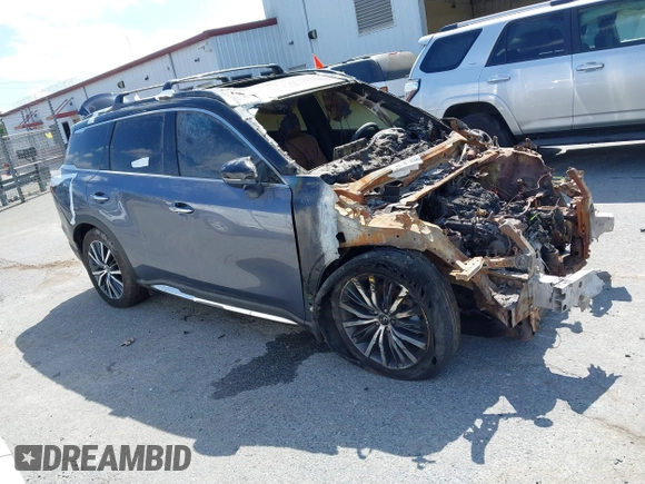 2023 Infiniti QX60 Autograph with VIN 5N1DL1HU4PC372788, listed as a IAAI auction lot 38787893 with Not provided miles and . Bid and sale history available at DreamBid. Image 1.
