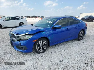 2016 Honda Civic EX-T with VIN 19XFC1F43GE012307, listed as a Copart auction lot 58418065 with 156,198 mi miles and Salvage title. Bid and sale history available at DreamBid. Image 1.