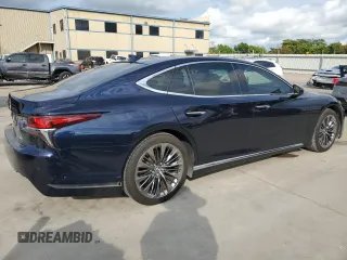 2019 Lexus LS with VIN JTHB51FF2K5009699, listed as a Copart auction lot 64187094 with 50,872 mi miles and Salvage Title. Bid and sale history available at carsss.com. Image 3.