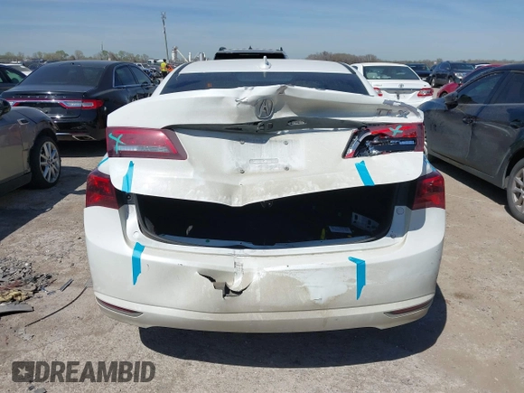 2016 Acura TLX with VIN 19UUB1F31GA001991, listed as a IAAI auction lot 41850750 with 239,675 mi miles. Bid and sale history available at carsss.com. Image 16.