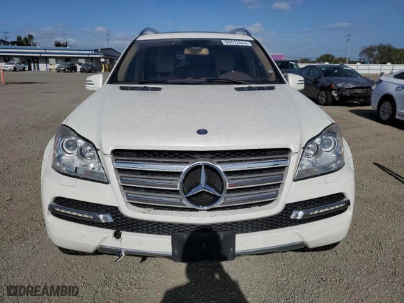 2011 Mercedes-Benz GL-Class GL 550 with VIN 4JGBF8GE5BA661393, listed as a Copart auction lot 84612474 with 112,503 mi miles and Salvage Title. Bid and sale history available at carsss.com. Image 5.