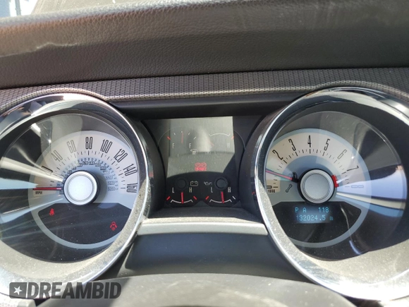 2011 Ford Mustang GT with VIN 1ZVBP8CF0B5152320, listed as a Copart auction lot 57822845 with 132,024 mi miles and Salvage title. Bid and sale history available at DreamBid. Image 9.