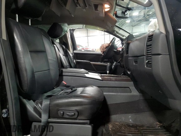 2015 Nissan Titan SV with VIN 1N6AA0EC9FN510828, listed as a Copart auction lot 43855205 with 63,512 mi miles and Salvage title. Bid and sale history available at DreamBid. Image 7.