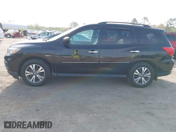 2017 Nissan Pathfinder SV with VIN 5N1DR2MM7HC651986, listed as a IAAI auction lot 42012621 with 379,678 mi miles. Bid and sale history available at carsss.com. Image 14.