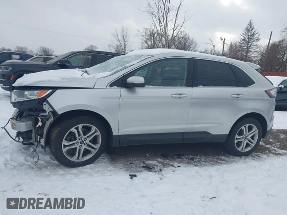 2018 Ford Edge Titanium with VIN 2FMPK4K89JBC14502, listed as a IAAI auction lot 41321136 with 143,052 mi miles. Bid and sale history available at carsss.com. Image 14.