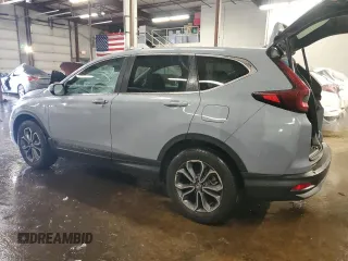 2022 Honda CR-V EX-L with VIN 2HKRW2H86NH605808, listed as a Copart auction lot 47107445 with 18,186 mi miles and Salvage Title. Bid and sale history available at DreamBid. Image 2.