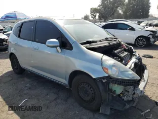 2007 Honda Fit with VIN JHMGD37477S055538, listed as a Copart auction lot 73222124 with 125,205 mi miles and Salvage Title. Bid and sale history available at carsss.com. Image 4.