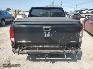 2018 Honda Ridgeline Black Edition with VIN 5FPYK3F87JB005203, listed as a Copart auction lot 70779194 with 75,708 mi miles and Salvage Title. Bid and sale history available at carsss.com. Image 6.