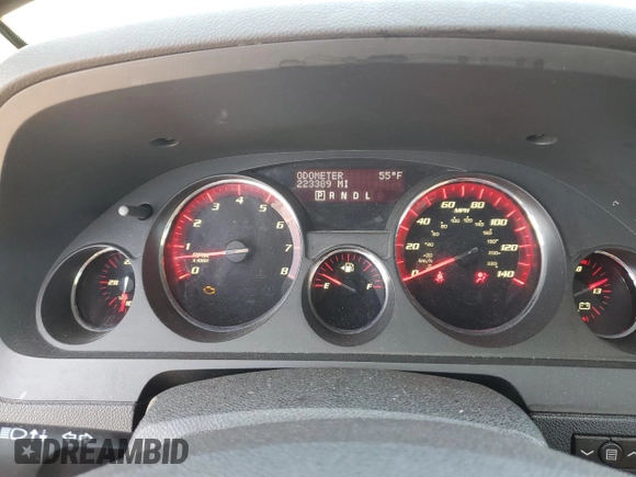 2012 GMC Acadia Denali with VIN 1GKKRTED6CJ236022, listed as a Copart auction lot 57525485 with 223,389 mi miles and Salvage title. Bid and sale history available at DreamBid. Image 9.