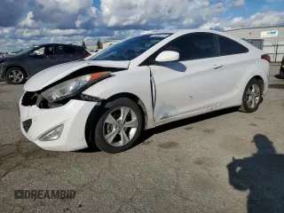 2013 Hyundai Elantra Coupe GS with VIN KMHDH6AE0DU010481, listed as a Copart auction lot 48286215 with 97,274 mi miles and Salvage Title. Bid and sale history available at carsss.com. Image 1.