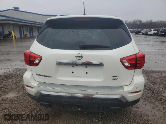 2017 Nissan Pathfinder S with VIN 5N1DR2MM8HC610475, listed as a Copart auction lot 52548495 with 66,766 mi miles and Salvage title. Bid and sale history available at DreamBid. Image 6.