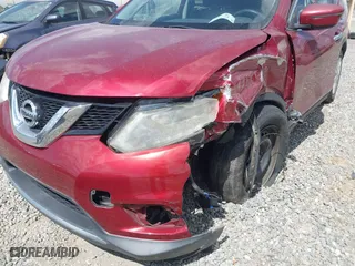 2016 Nissan Rogue SV with VIN KNMAT2MV8GP602286, listed as a IAAI auction lot 41867711 with 130,990 mi miles. Bid and sale history available at carsss.com. Image 6.