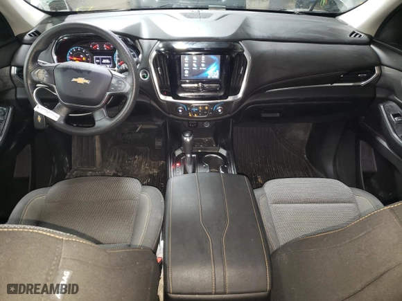 2018 Chevrolet Traverse LS with VIN 1GNERFKW8JJ268474, listed as a Copart auction lot 45890655 with 139,786 mi miles and Salvage Title. Bid and sale history available at carsss.com. Image 8.