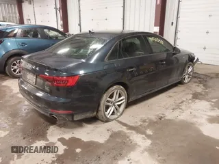 2017 Audi A4 Season of Audi Premium with VIN WAUDNAF47HN048061, listed as a IAAI auction lot 41032540 with 184,893 mi miles. Bid and sale history available at carsss.com. Image 4.