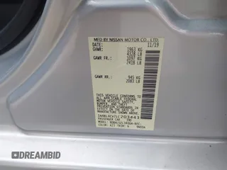 2020 Nissan Altima 2.5 SR with VIN 1N4BL4CV7LC203443, listed as a IAAI auction lot 41609125 with 78,195 mi miles. Bid and sale history available at carsss.com. Image 9.