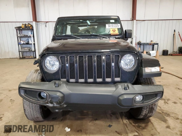 2021 Jeep Wrangler Unlimited Willys с VIN 1C4HJXDN6MW718492, выставлен на аукционе Copart как лот 50181225 с пробегом Не указан миль и Списание • Salvage title. История ставок и продаж доступна на DreamBid. Изображение 5.