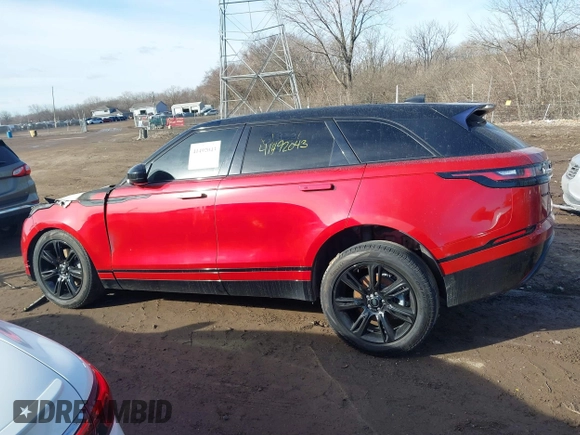 2022 Land Rover Range Rover Velar R-Dynamic S with VIN SALYT2EX1NA343938, listed as a IAAI auction lot 41492043 with 17,500 mi miles and . Bid and sale history available at DreamBid. Image 13.