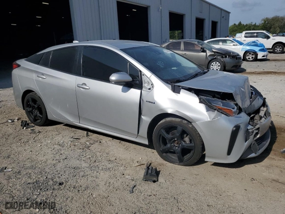 2019 Toyota Prius L Eco with VIN JTDKARFU9K3092229, listed as a Copart auction lot 53745625 with 256,135 mi miles and Non Repairable. Bid and sale history available at carsss.com. Image 4.