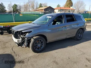 2015 Infiniti QX60 z VIN 5N1AL0MM3FC557643, wystawiony jako Copart lot #52413595 z przebiegiem 120 136 mil mil oraz Szkody całkowita. Historia ofert i sprzedaży dostępna na DreamBid. Obrazek 1.
