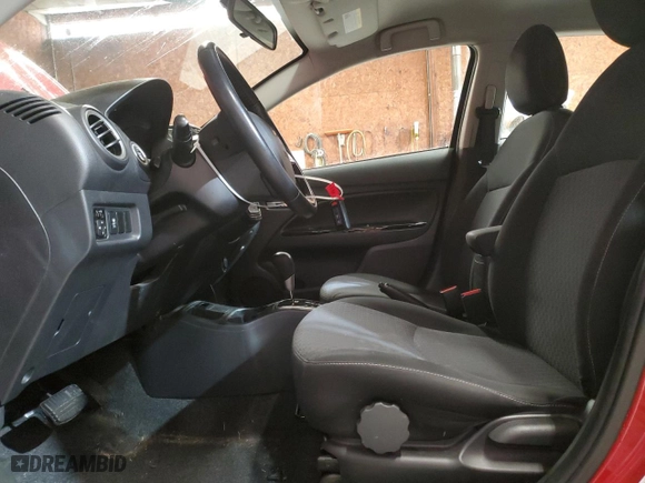2017 Mitsubishi Mirage SE with VIN ML32A4HJ8HH015890, listed as a Copart auction lot 44768765 with 34,850 mi miles and Salvage Title. Bid and sale history available at carsss.com. Image 7.