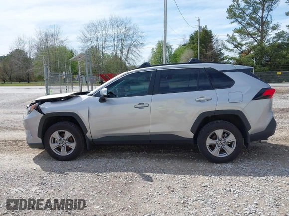 2025 Toyota RAV4 XLE with VIN 2T3W1RFVXSC309764, listed as a IAAI auction lot 41866773 with 4,641 mi miles. Bid and sale history available at carsss.com. Image 14.