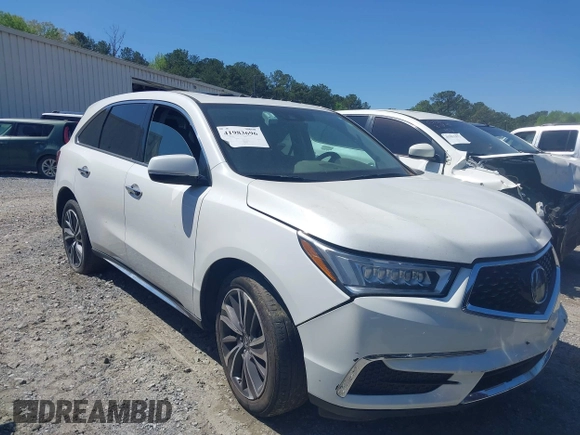 2020 Acura MDX w/Technology Pkg with VIN 5J8YD3H56LL013803, listed as a IAAI auction lot 41983696 with 58,346 mi miles. Bid and sale history available at carsss.com. Image 13.