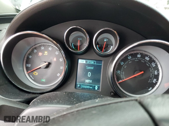 2013 Buick Regal Premium 1 with VIN 2G4GS5ER3D9221533, listed as a Copart auction lot 42014775 with 200,099 mi miles and Salvage title. Bid and sale history available at DreamBid. Image 9.