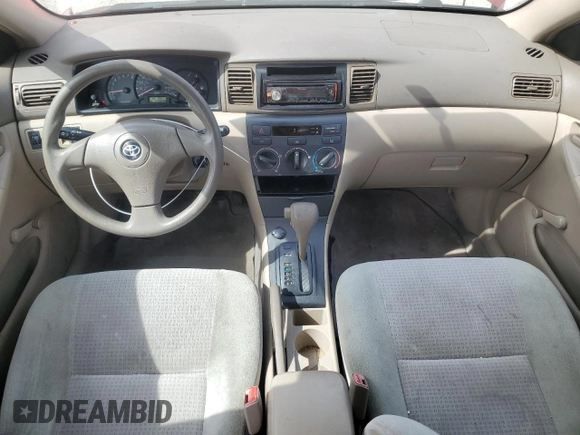 2007 Toyota Corolla CE with VIN JTDBR32E670128598, listed as a Copart auction lot 55133465 with 170,658 mi miles and Salvage Title. Bid and sale history available at DreamBid. Image 8.