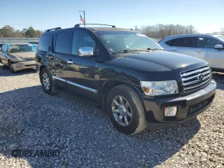 2007 Infiniti QX56 with VIN 5N3AA08A17N802796, listed as a Copart auction lot 40329674 with 27,793 mi miles and Salvage Title. Bid and sale history available at carsss.com. Image 4.