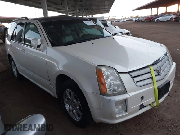 2008 Cadillac SRX AWD with VIN 1GYEE637X80102608, listed as a IAAI auction lot 41451221 with 151,552 mi miles. Bid and sale history available at carsss.com. Image 1.