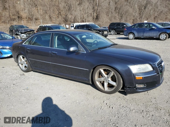 2008 Audi A8 L 4.2L with VIN WAUMV94E88N011613, listed as a Copart auction lot 48671745 with 166,225 mi miles and Clean Title. Bid and sale history available at carsss.com. Image 4.