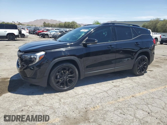 2020 GMC Terrain SLE with VIN 3GKALMEV3LL279737, listed as a Copart auction lot 58199515 with 55,947 mi miles and Salvage title. Bid and sale history available at DreamBid. Image 1.
