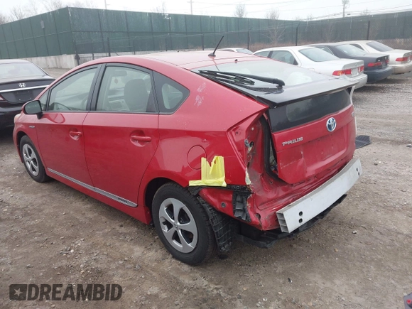 2015 Toyota Prius Four with VIN JTDKN3DU8F0456197, listed as a IAAI auction lot 41884023 with 8,510 mi miles. Bid and sale history available at carsss.com. Image 3.