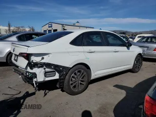2024 Volkswagen Jetta Sport with VIN 3VWAM7BU8RM093732, listed as a Copart auction lot 44820755 with 7,547 mi miles and Salvage title. Bid and sale history available at DreamBid. Image 3.