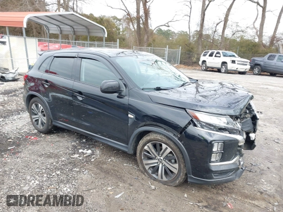 2020 Mitsubishi Outlander Sport ES 2.0 with VIN JA4AR3AU9LU004505, listed as a IAAI auction lot 41412103 with 69,606 mi miles. Bid and sale history available at carsss.com. Image 1.