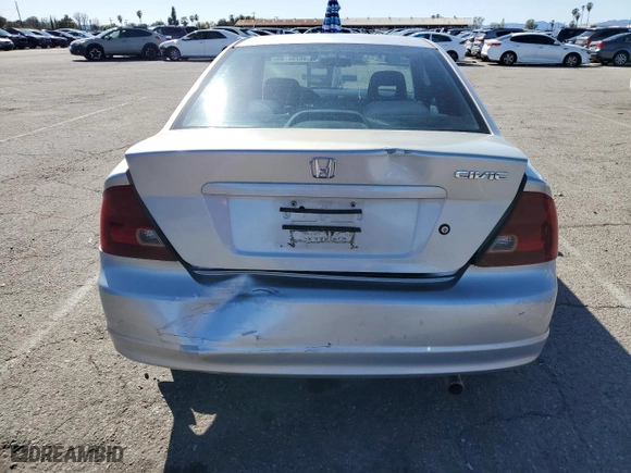 2002 Honda Civic LX with VIN 1HGEM22572L001289, listed as a Copart auction lot 48754145 with 105,516 mi miles and Salvage Title. Bid and sale history available at carsss.com. Image 6.