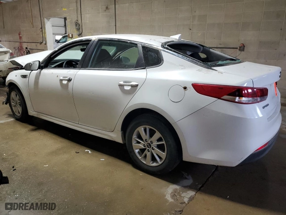 2017 Kia Optima LX with VIN 5XXGT4L32HG166422, listed as a Copart auction lot 48496715 with 46,263 mi miles and Salvage Title. Bid and sale history available at carsss.com. Image 2.