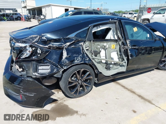 2019 Honda Civic Sport with VIN 19XFC2F89KE051016, listed as a IAAI auction lot 42042322 with 36,775 mi miles and . Bid and sale history available at DreamBid. Image 16.