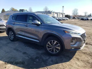 2019 Hyundai Santa Fe Limited with VIN 5NMS53ADXKH007943, listed as a Copart auction lot 43083635 with 81,916 mi miles and Salvage Title. Bid and sale history available at carsss.com. Image 4.