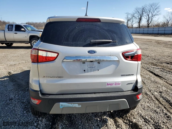 2019 Ford EcoSport Titanium with VIN MAJ6S3KL4KC306901, listed as a Copart auction lot 50144905 with 0 mi miles and Salvage Title. Bid and sale history available at carsss.com. Image 6.