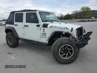 2018 Jeep Wrangler Unlimited Sport with VIN 1C4BJWDG8JL883524, listed as a Copart auction lot 52830295 with 63,659 mi miles and Salvage Title. Bid and sale history available at DreamBid. Image 4.