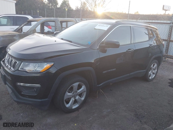 2021 Jeep Compass Altitude with VIN 3C4NJCBB4MT502201, listed as a IAAI auction lot 40909450 with 128,168 mi miles. Bid and sale history available at carsss.com. Image 17.