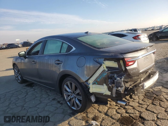 2019 Mazda 6 Grand Touring Reserve with VIN JM1GL1WY3K1508761, listed as a Copart auction lot 89268105 with 34,089 mi miles and Salvage Title. Bid and sale history available at DreamBid. Image 2.