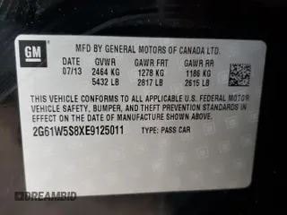 2014 Cadillac XTS Platinum z VIN 2G61W5S8XE9125011, wystawiony jako Copart lot #80532714 z przebiegiem 114 786 mil mil oraz Czysty tytuł • Clean title. Historia ofert i sprzedaży dostępna na DreamBid. Obrazek 12.