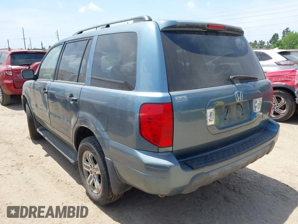 2005 Honda Pilot EX with VIN 5FNYF18475B023623, listed as a IAAI auction lot 42054191 with 1 mi miles. Bid and sale history available at carsss.com. Image 3.