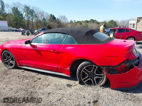 2018 Ford Mustang EcoBoost Premium with VIN 1FATP8UH6J5136067, listed as a IAAI auction lot 41747202 with 174,000 mi miles and . Bid and sale history available at carsss.com. Image 6.