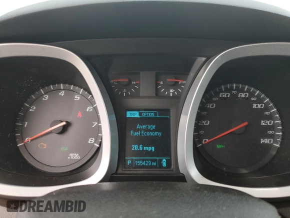 2013 Chevrolet Equinox LT with VIN 2GNALPEK9D6222605, listed as a Copart auction lot 54905125 with 155,429 mi miles and Clean Title. Bid and sale history available at DreamBid. Image 9.