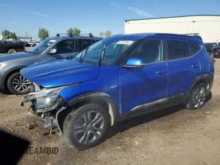 2021 Kia Seltos S with VIN KNDEUCAA7M7209056, listed as a Copart auction lot 63791495 with 104,990 mi miles and Salvage title. Bid and sale history available at DreamBid. Image 1.