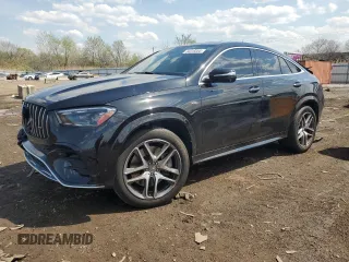 2024 Mercedes-Benz GLE 53 AMG with VIN 4JGFD6BBXRA982073, listed as a Copart auction lot 54315055 with 21,241 mi miles and Salvage title. Bid and sale history available at DreamBid. Image 1.