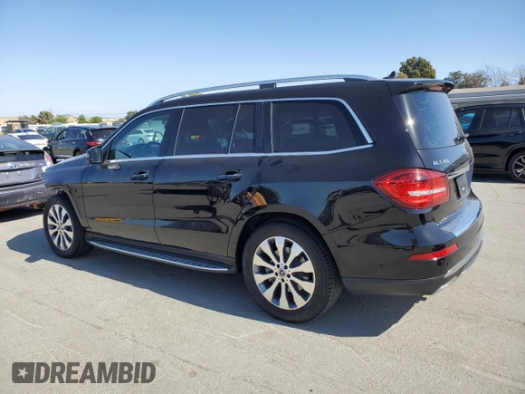 2019 Mercedes-Benz GLS 450 with VIN 4JGDF6EE7KB223324, listed as a Copart auction lot 57845215 with 38,725 mi miles and Salvage title. Bid and sale history available at DreamBid. Image 2.